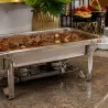 Chafing Dish Inox Bain-Marie 60x36x32cm Buffet Couvercle