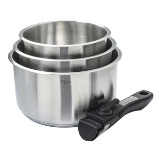 3 Casseroles avec manche amovible