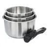 3 Casseroles avec manche amovible