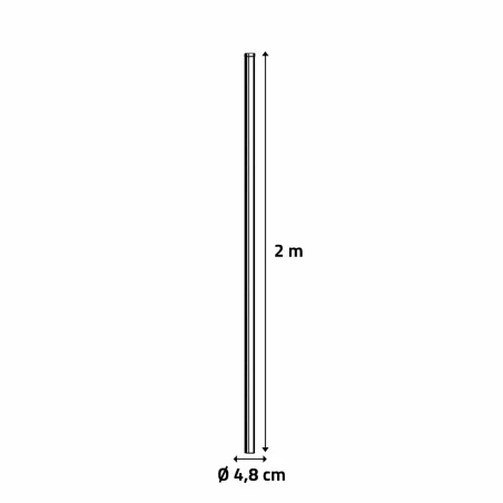 Kit clôture grillagée 80 x 1,50 m - Maille 100x75mm - Fil 2,1mm