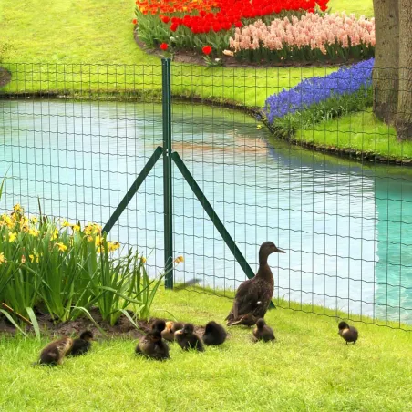 Kit clôture grillagée 40 x 1,50 m - Maille 100x50mm - Fil 2,5mm