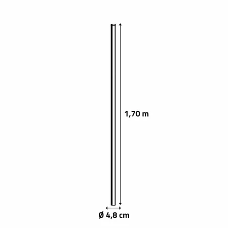 Kit clôture grillagée 80 x 1,20 m - Maille 100x50mm - Fil 2,1mm