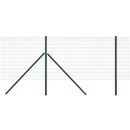 Kit clôture grillagée 20 x 1,20 m - Maille 100x50mm - Fil 2,1mm