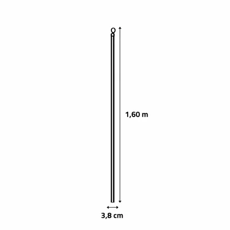 Kit clôture grillagée 20 x 1,20 m - Maille 100x50mm - Fil 2,1mm