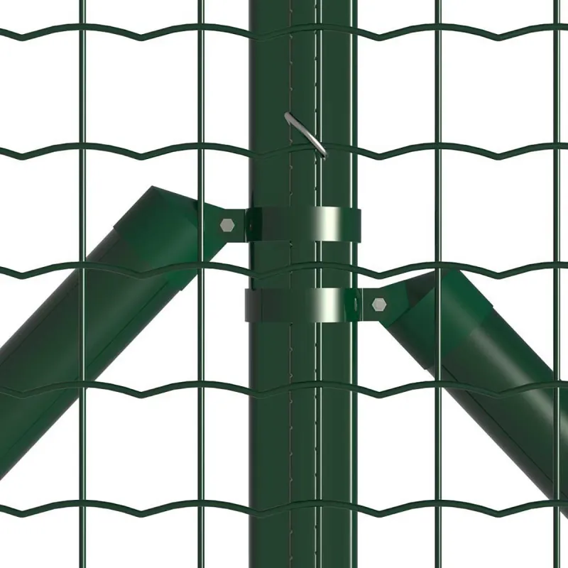 Kit clôture grillagée 200 x 120 cm - Maille 50x50mm - Fil 3mm