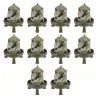 Lot de 10 Mangeoires sur pieds surélevés 4 kg camo Ø 33cm H 37,5cm