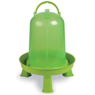 Abreuvoir gradué sur pied avec poignée vert 10L