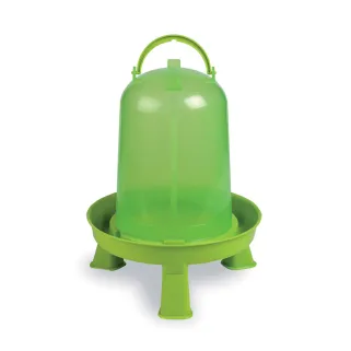 Abreuvoir gradué sur pied avec poignée vert 5L