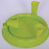 Abreuvoir gradué sur pied avec poignée vert 5L
