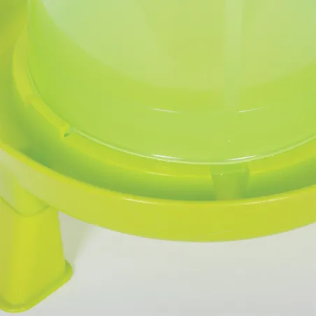 Abreuvoir gradué sur pied avec poignée vert 5L