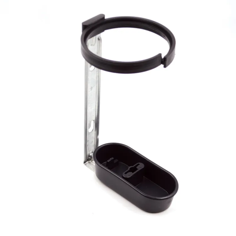 Lot de 10 abreuvoirs porte bouteille en plastique fixation cage