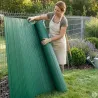 Canisse double face PVC occultant 1,5x5m vert - Occultation résistante et esthétique