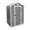 Abri de jardin Lys - 128x94x196cm en plastique résistant avec porte battante