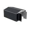 Abri de jardin en acier Escaut - Structure robuste avec portes battantes doubles