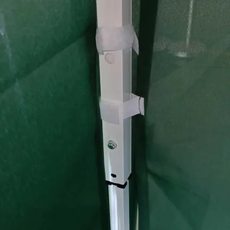 Tonnelle pliante 3x4 m en acier verte avec parois latérales