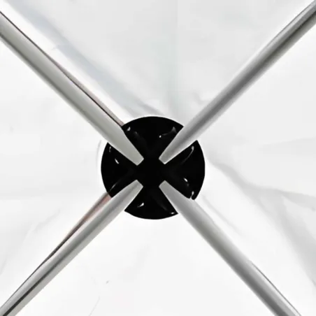 Tonnelle pliante aluminium 3x3 m verte avec parois latérales