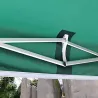 Tonnelle pliante aluminium 3x3 m verte avec parois latérales