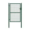 Portillon grillagé 1x1,5m maille 50mm vert avec serrure