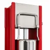 Poussoir à saucisses vertical Reber® 5L - Acier inoxydable - 4 entonnoirs
