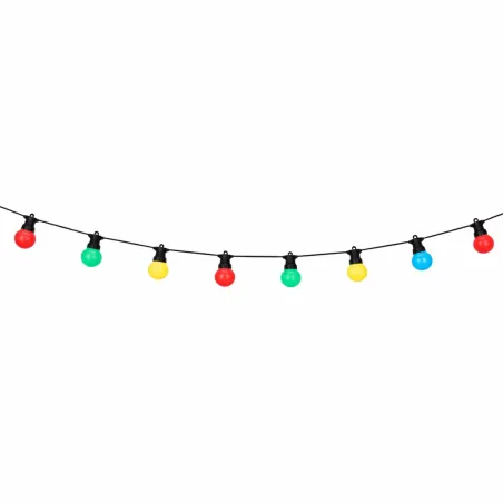 Guirlande lumineuse 20 boules couleur - 14,5 m