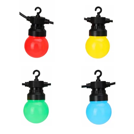 Guirlande lumineuse 20 boules couleur - 14,5 m