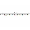 Guirlande lumineuse 20 boules couleur - 14,5 m