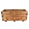 Bac à fleurs rectangulaire bois autoclave 80x40xH33cm Bois autoclave