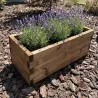Bac à fleurs rectangulaire bois autoclave 80x40xH33cm Bois autoclave