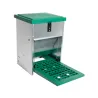 Abreuvoir métal galvanisé 30 L + Mangeoire à trémie anti nuisibles Feedomatic 5kg