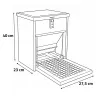 Abreuvoir métal galvanisé 30 L + Mangeoire à trémie anti nuisibles Feedomatic 5kg