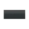 Canisse PVC occultant double face 1,5x5m gris - Kit complet avec fixation