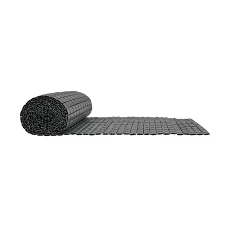 Canisse PVC occultant double face 1,5x5m gris - Kit complet avec fixation