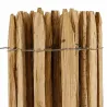 Ganivelle en Châtaignier - Longeur 5m x Hauteur 1,2m - Espacement 6-7 cm