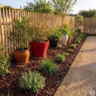 Ganivelle en Châtaignier - Rouleau 5m x Hauteur 1m - Espacement 6-7 cm