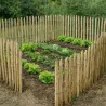 Cloture anivelle Châtaignier L10 m L1 x H1m - Espacement 6-7 cm