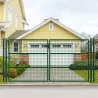 Portail 2 vantaux grillagé 3x1,5m - Maille 50mm - Vert