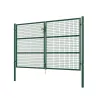 Portail 2 vantaux grillagé 3x1,5m - Maille 50mm - Vert