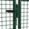 Portail 2 vantaux grillagé 3x1,5m - Maille 50mm - Vert