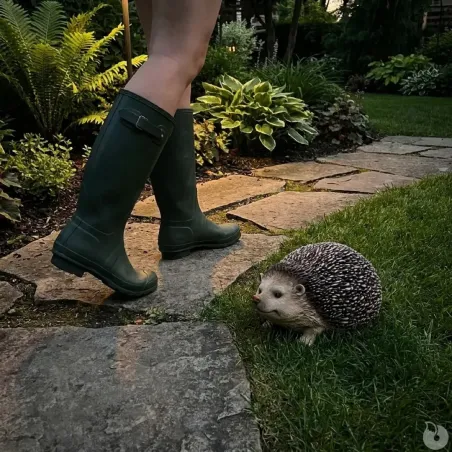 Décoration hérisson en résine 