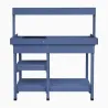 Table de rempotage bois avec bac – 114 x 46 x 120 cm plantes et semis