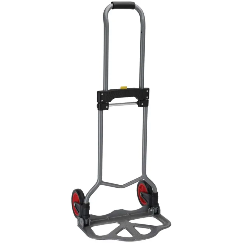 Chariot diable pliable acier 60kg 80x385x710mm 