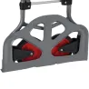 Chariot diable pliable acier 60kg 80x385x710mm 