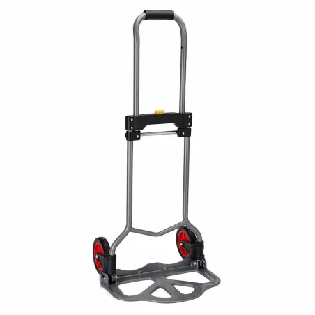 Chariot diable pliable acier 60kg 80x385x710mm 