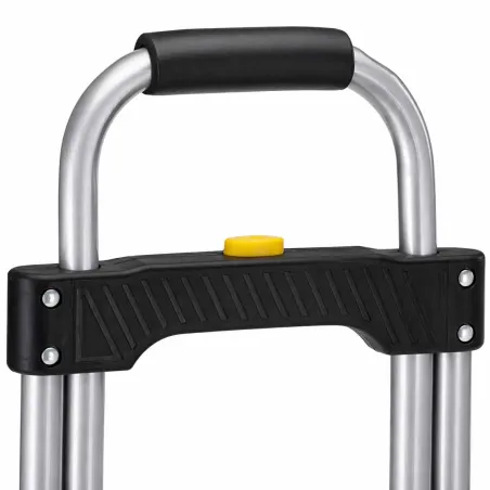Chariot diable pliable acier 60kg 80x385x710mm 