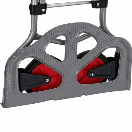 Chariot diable pliable acier 60kg 80x385x710mm 