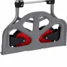 Chariot diable pliable acier 60kg 80x385x710mm 