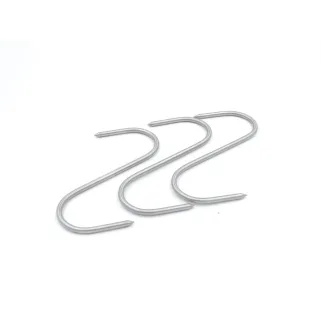 Lot de 12 Esses de boucher 12 cm Crochet à viandes