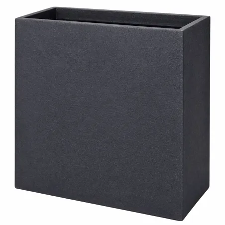 Pot de fleurs anthracite plastique 60 X 26 X 60 cm