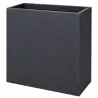 Pot de fleurs anthracite plastique 60 X 26 X 60 cm