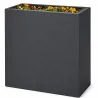 Pot de fleurs anthracite plastique 60 X 26 X 60 cm